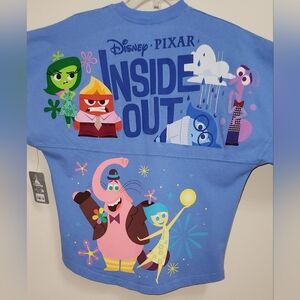 *NWT RARE* Disney Pixar 10th Anniv. Inside Out Small S Spirit Jersey Joy Sadness